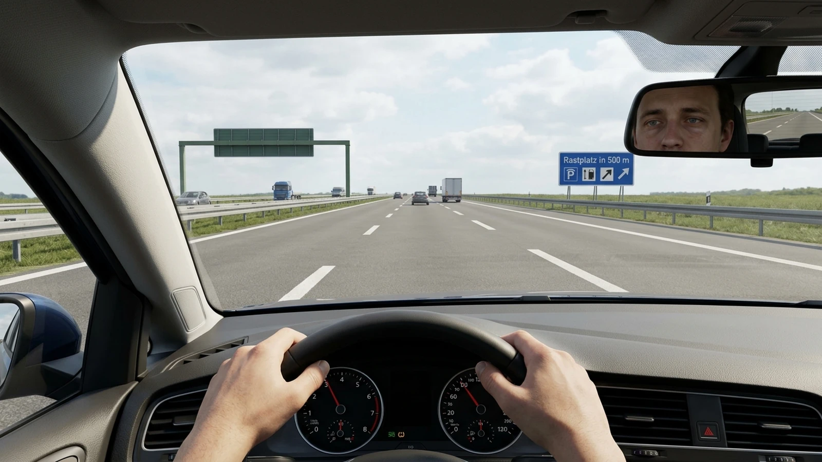 Erinnerungslücke nach monotoner Fahrt