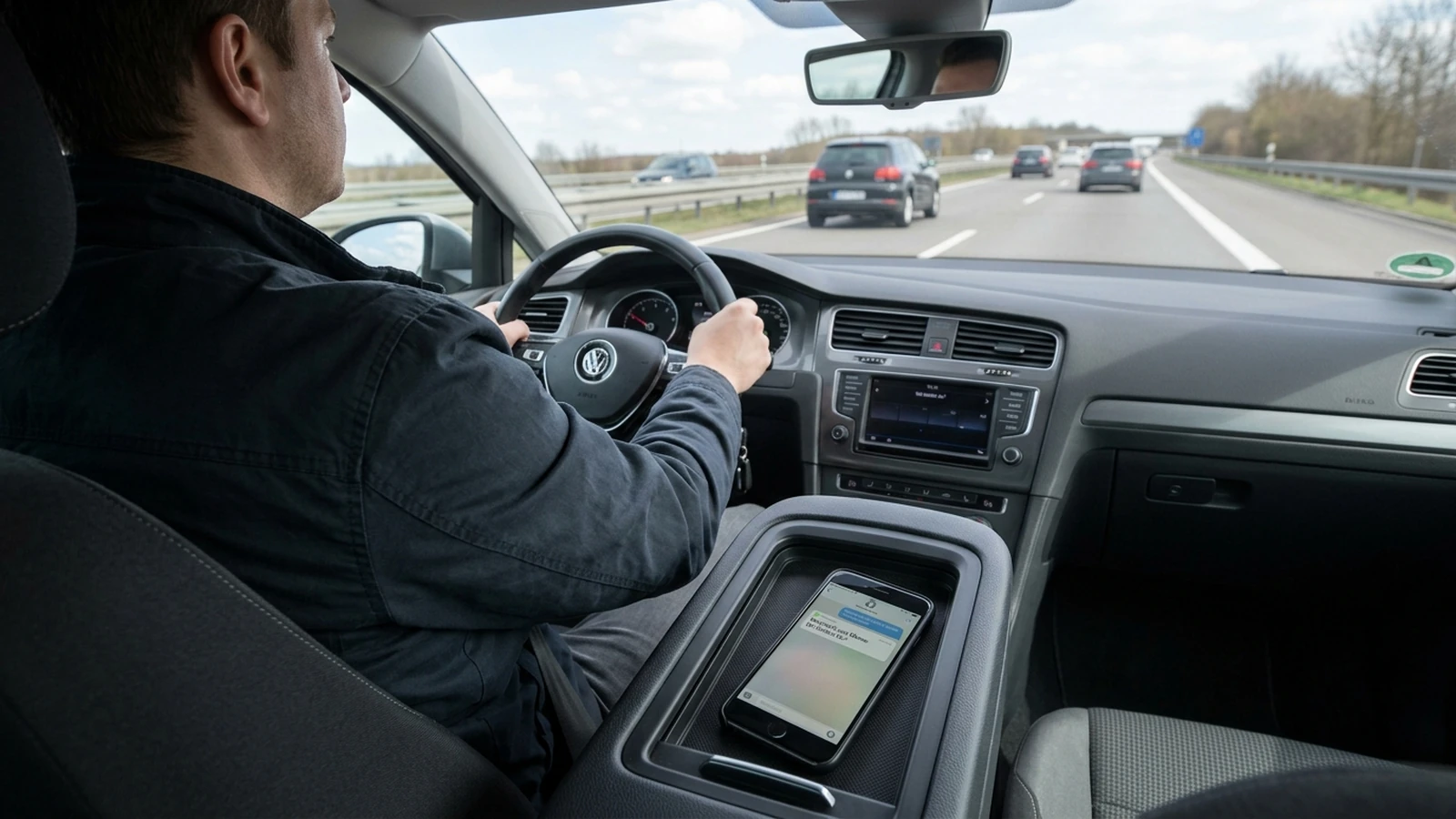 Nachricht auf dem Smartphone