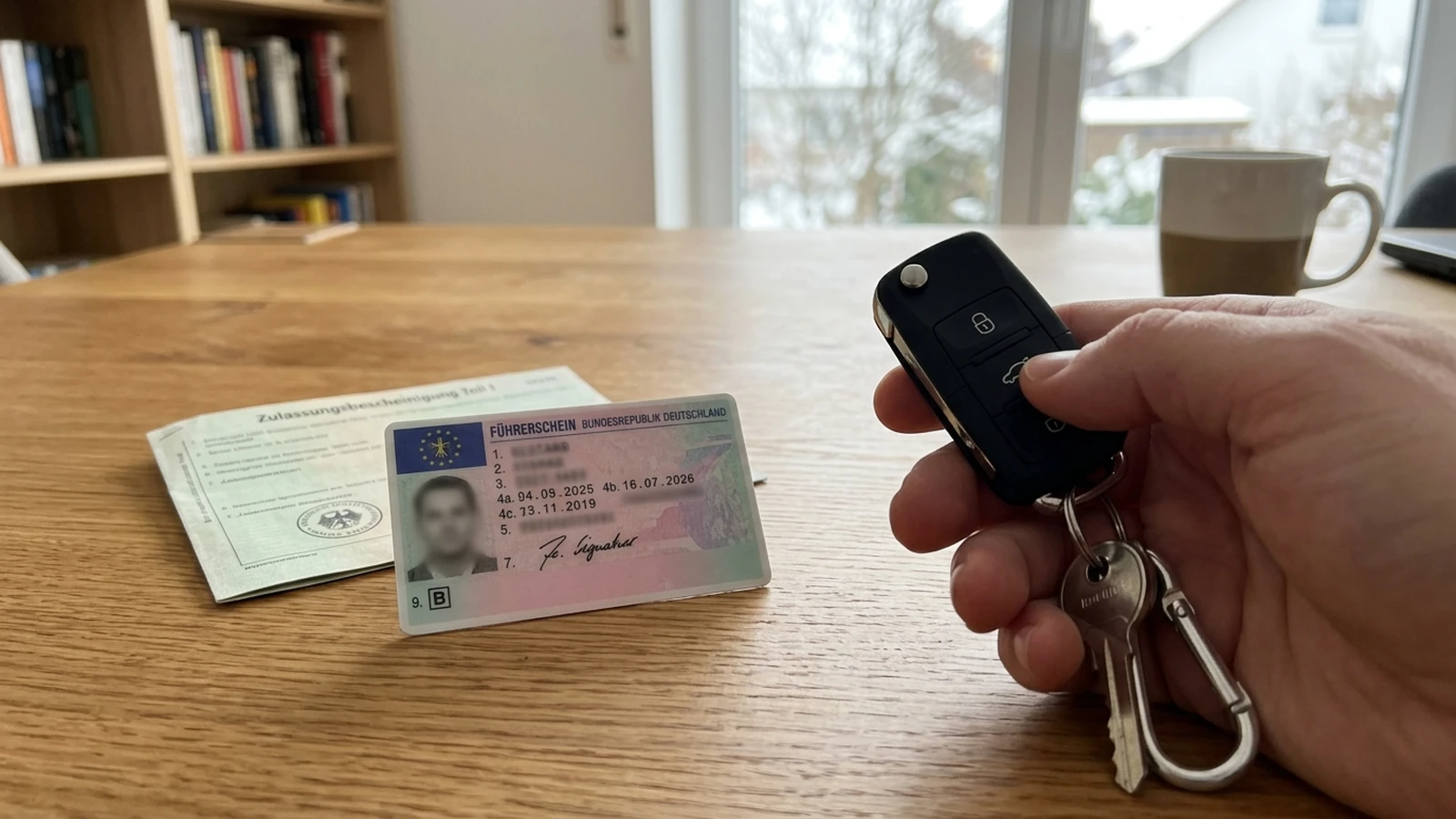 Führerschein zu Hause vergessen