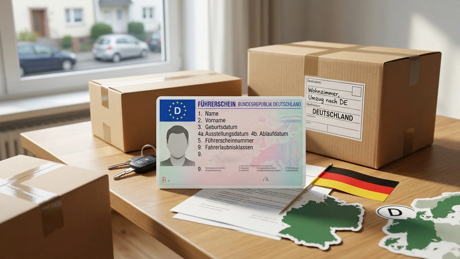 EU-Führerschein nach Umzug nach Deutschland