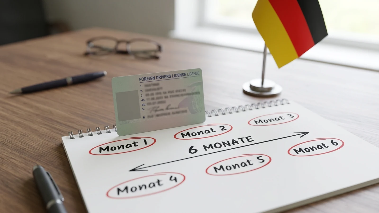 Drittstaaten-Führerschein nach Wohnsitznahme