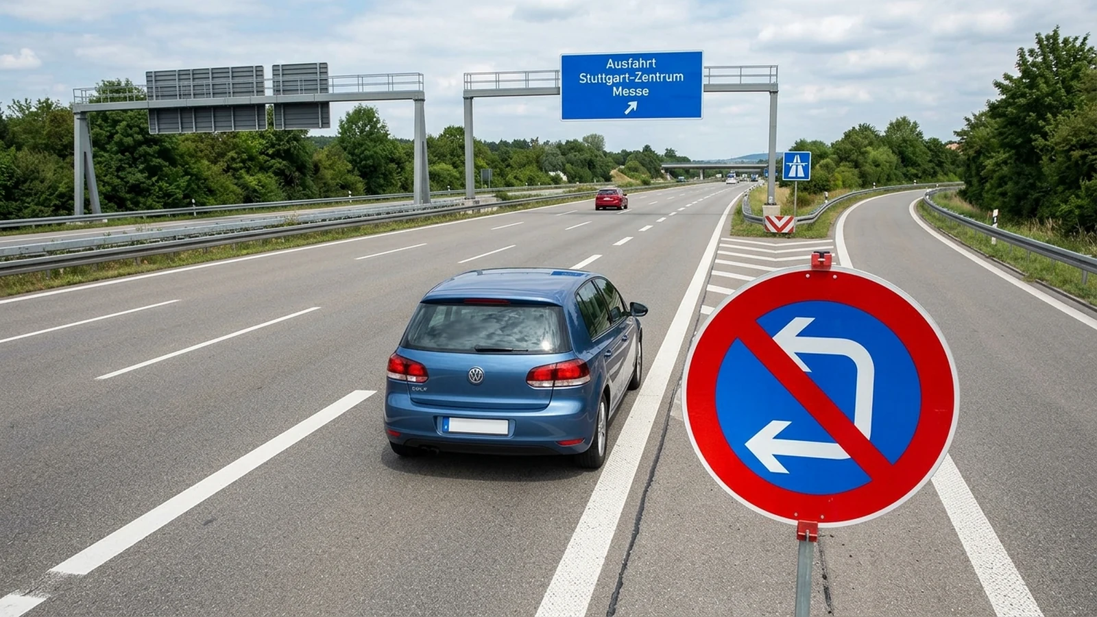 Ausfahrt verpasst – rückwärts?