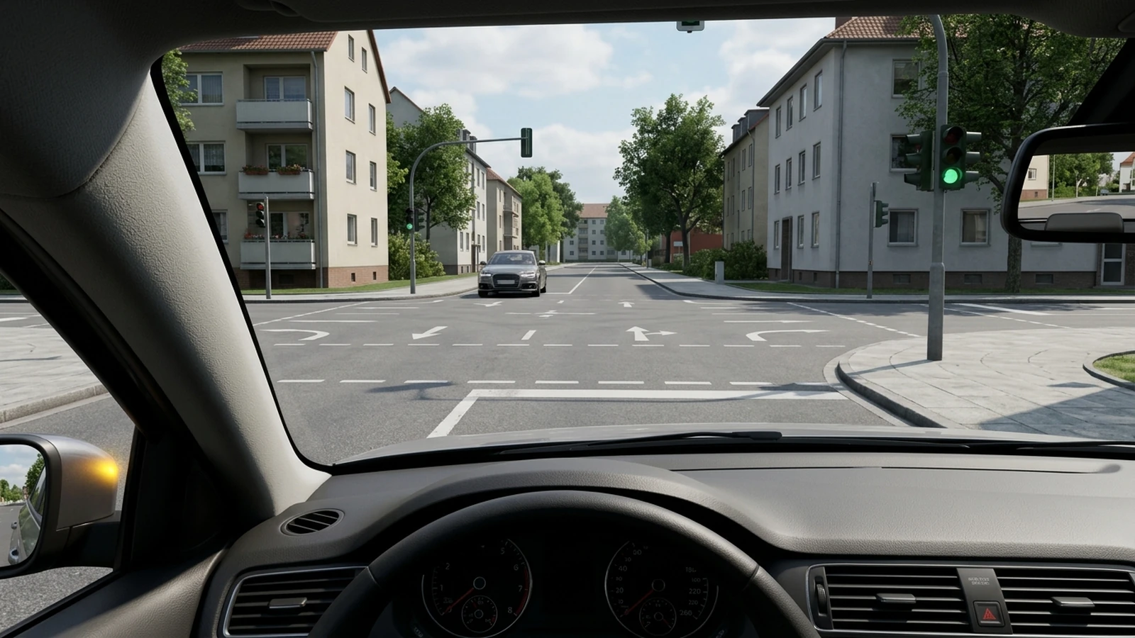Linksabbieger gegen Geradeausverkehr