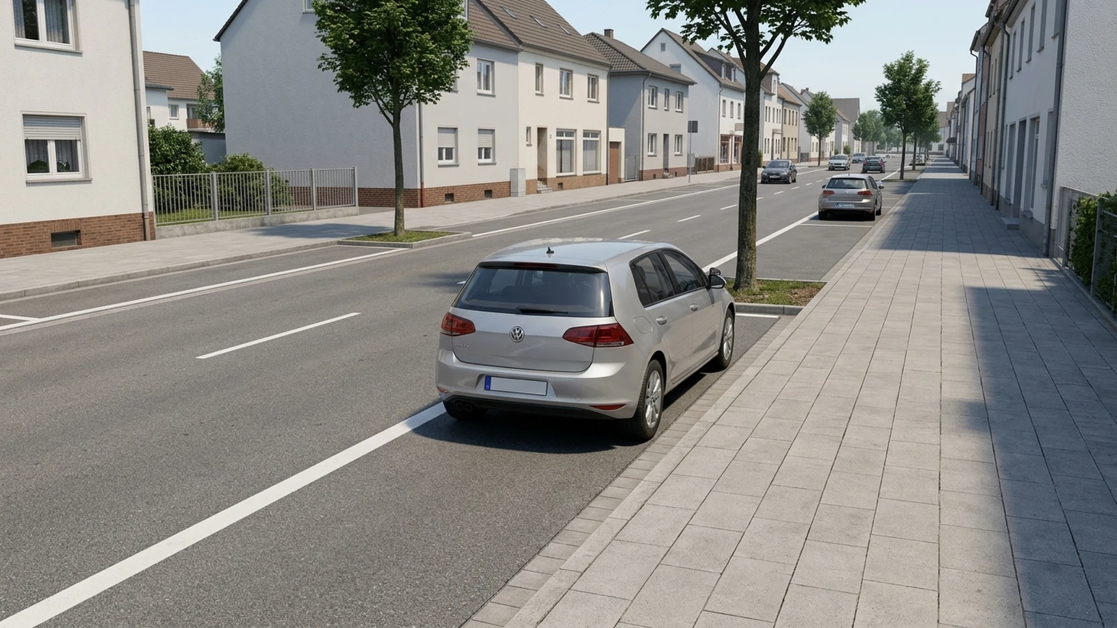 Gehwegparken nur mit Zeichen 315