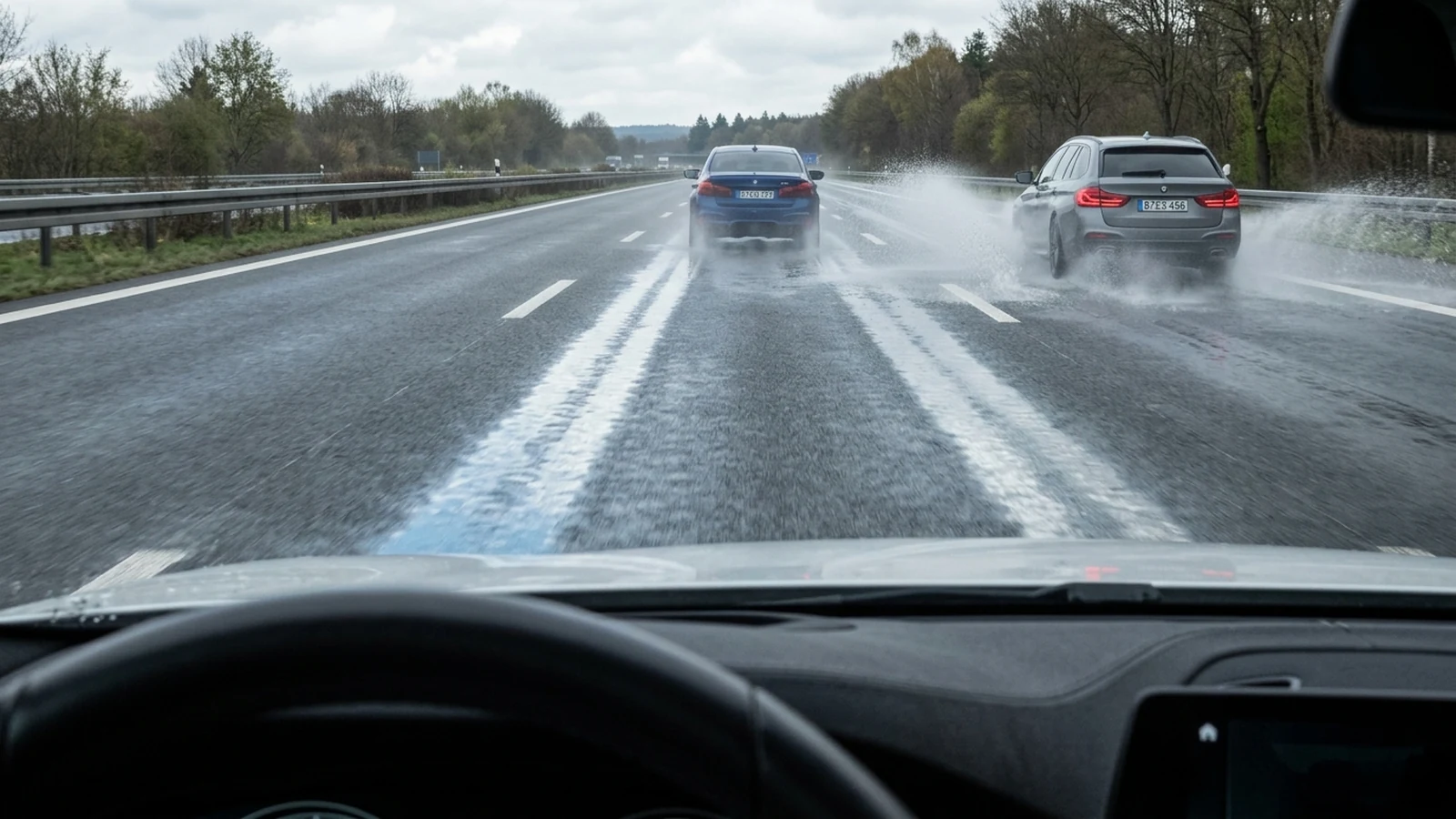 Aquaplaning-Risiko