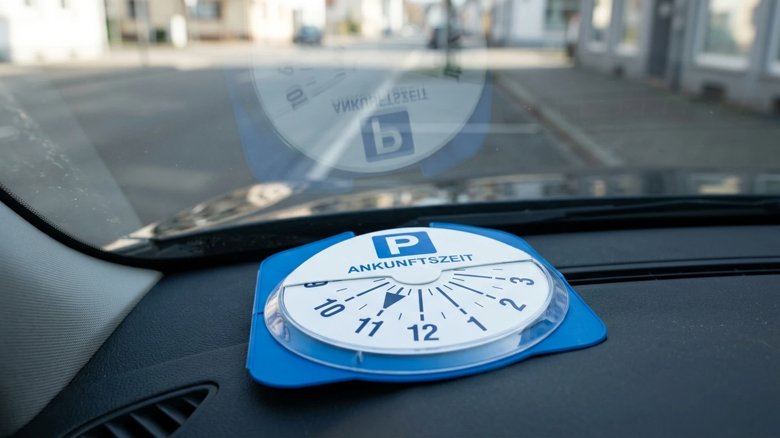 Ankunft 10:30 mit Parkscheibe