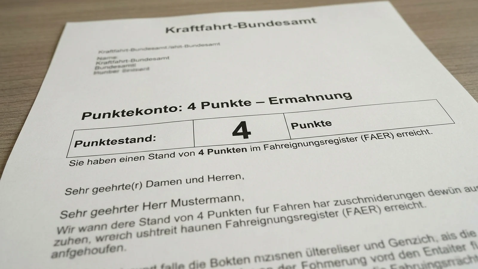 Punktebewertung
