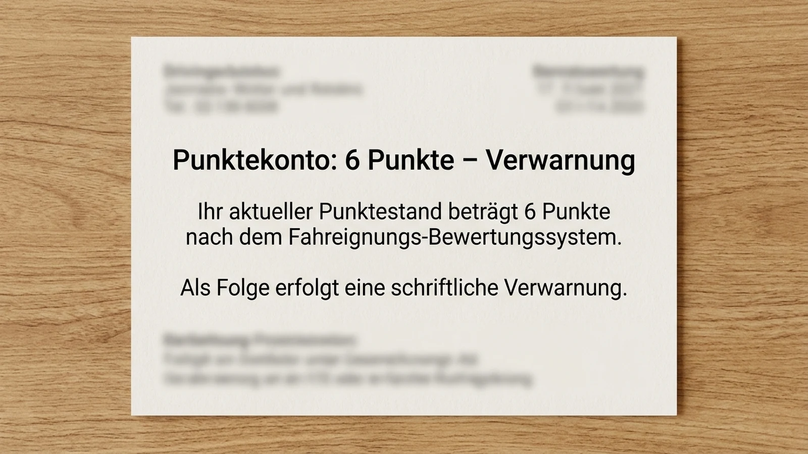 Verwarnung