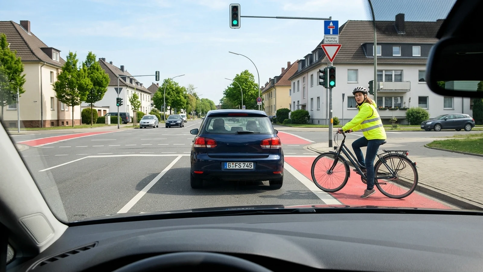 Beinahe-Unfall ohne Schaden