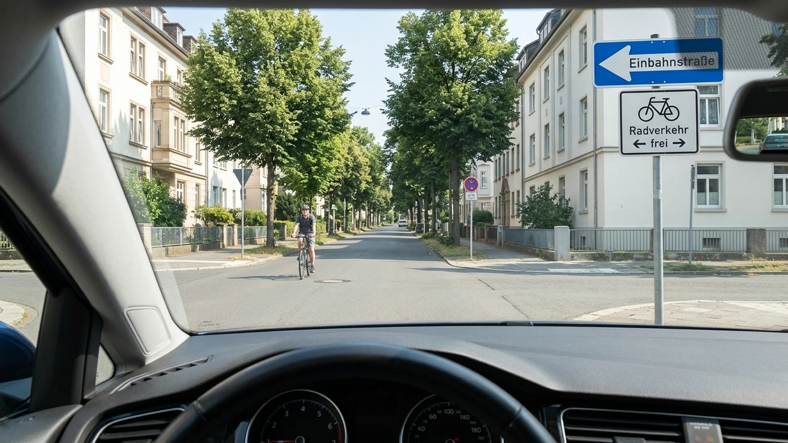 Geöffnete Einbahnstraße