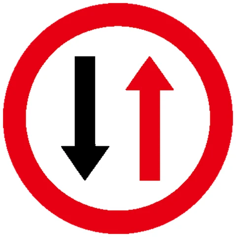 Vorrang des Gegenverkehrs